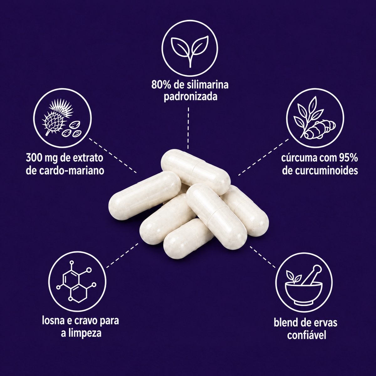 Gevilo® Cardo-Mariano Fígado & Digestão – imagem 6
