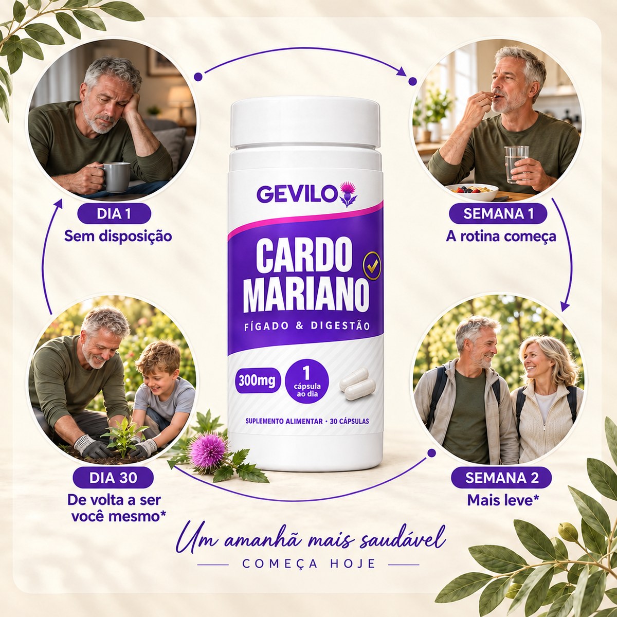 Do dia 1 ao dia 30 com o Gevilo Cardo-Mariano